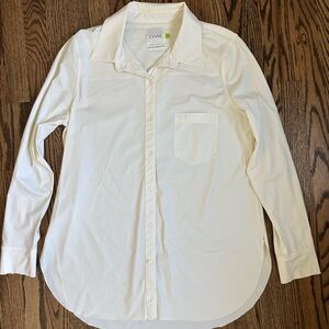 Lysse Cream 'Lyssentials Schiffer Shirt tunic stretchy nylon spandex
